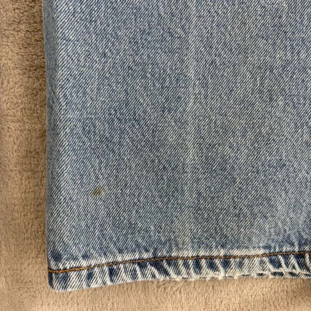 Vintage Levi's 501 Button Fly Denim Jeans Men 34x29.5 (Tag 36x30) Blue Fade Wash